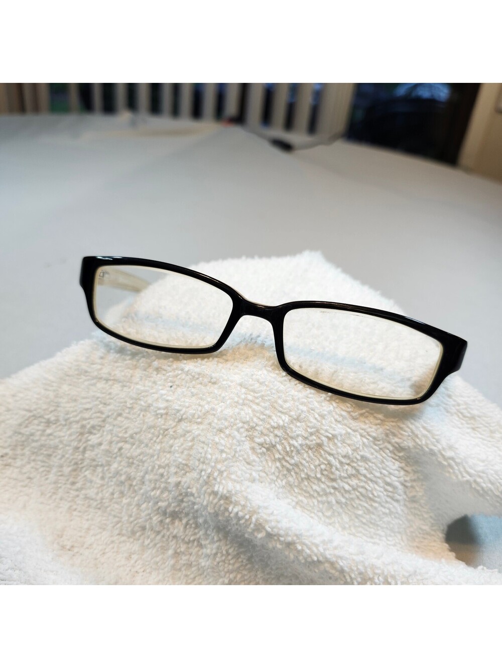 DKNY Eyeglass Frames - Black and Cream